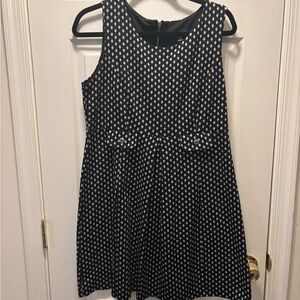 Valerie Bertinelli Black and White Polka Dot Dress